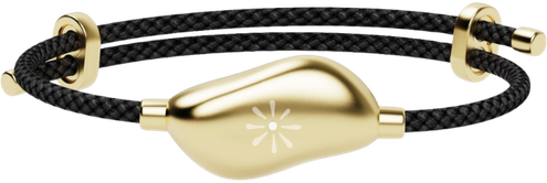 The Sou Band — Gold pebble, Black strap